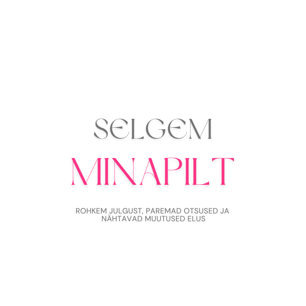 Minapilt kui vundament